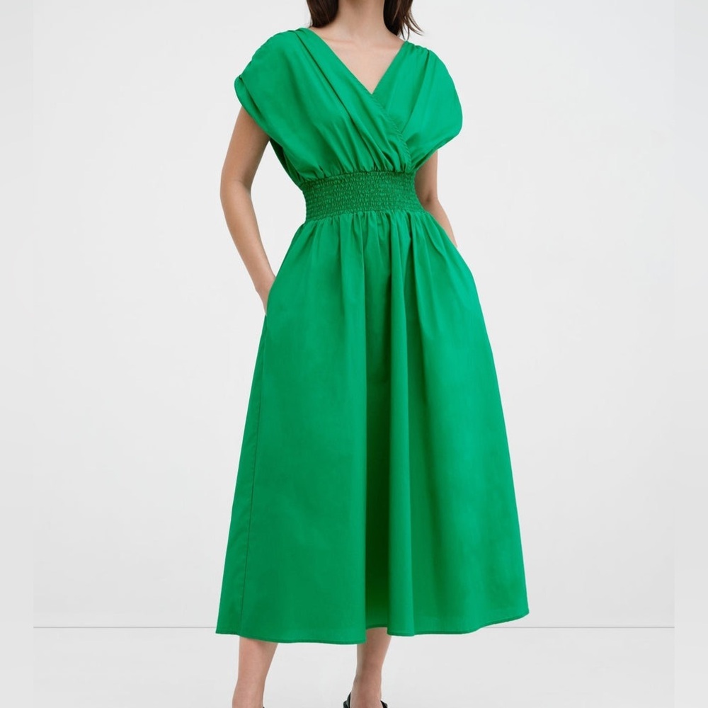 Chic Green Midi Dress